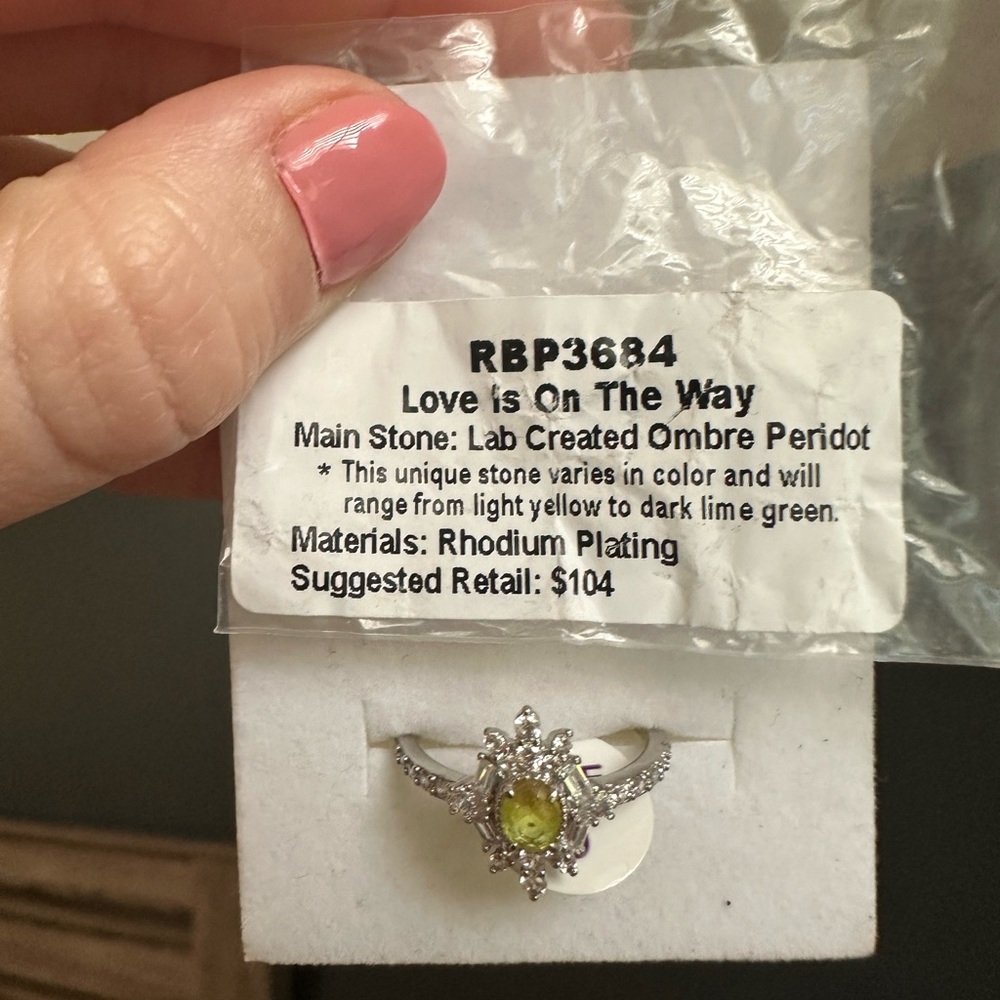 BP August Birthday Collection Ring Size 9 - Love is On The Way
